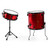 Tiger Full Size Acoustic Drum Kit, 5 Piece Drum Set with Stands & Cymbals Red