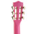 Tiger 3/4 Size Childrens Classical Guitar Pack with Gig Bag, Strap & Picks- Pink