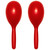 Tiger MAR49-RD Large Plastic Maracas - Red Pair