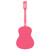 Pink 1/4 Classical Guitar by Mad About - Colourful Guitar with Bag