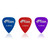 Tiger Guitar Plectrums with Pick Tin - 12 Gel 0.46mm