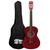 Red 1/2 Classical Guitar by Mad About - Colourful Guitar with Bag