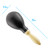 Tiger Plastic Maracas with Wooden Handles (Large) - Black