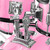 Tiger 5 Piece Junior Drum Kit - Drum Set for Kids in Pink with 6 Months Free Lessons
