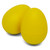 Tiger Plastic Egg Shakers - Pair - Yellow
