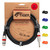 Tiger 3m (10ft) XLR Female to 1/4 inch Jack Microphone Cable