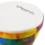 World Rhythm Synthetic Pretuned Djembes - Rainbow, available with 6", 7", and 8" heads