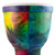 World Rhythm Synthetic Pretuned Djembes - Rainbow, available with 6", 7", and 8" heads