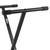 Tiger KYS7-BK Fully Adjustable Keyboard Stand - Single Braced X Frame - Black
