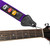 Tiger Guitar Strap with Pick Holders & Picks - Purple