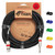 Tiger 10 Metre, 30 Foot Female XLR to 1/4 Inch Jack Microphone Instrument Cable
