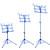 Tiger Easy Folding Sheet Music Stand with Bag - Portable Music Stand in Blue