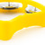Tiger Mini Kids Half Moon Tambourine, Childrens Tambourine with Jingles - Yellow