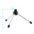Tiger Desktop Foldable Tripod Mic Stand & Mic Clip, Table Top, Microphone Stand 