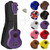 Mad About Soprano Beginners Ukulele with Bag, Pick & Carbon Strings - Purple