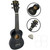 Left Handed Soprano Ukulele - Black