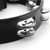 Tiger Half Moon Tambourine in Black