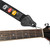 Tiger Black Guitar Strap and 12 Free Picks