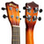 Tiger Soprano Ukulele Beginners Pack- Tuner, Strap, Bag, Pick, Strings- Sunburst