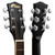 Tiger ACG1-BK34 Acoustic Guitar with Steel Strings - 3/4 Size - Black