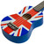 Tiger UKE10-UK Union Jack Soprano Ukulele with Bag, Felt Pick & Spare Strings