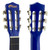 Classical Guitar - Blue 3/4 Size Guitar Inc Tuner, Bag, Picks & Strap Age 9-11