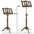 Theodore Baroque Style Oak Wooden Music Stand