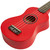 Tiger Soprano Ukulele Beginners Pack - Tuner, Strap, Bag, Pick, Strings - Red