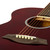 Tiger ACG1-RD34 Acoustic Guitar with Steel Strings - 3/4 Size - Red