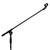Tiger Music MCA7-BK Professional Microphone Boom Stand with Mic Clips - Black