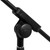 Tiger Music MCA7-BK Professional Microphone Boom Stand with Mic Clips - Black