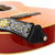 World Rhythm Guitar Strap Floral Yellow Embroidered Strap Inc Pick Holder, Picks
