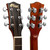 Tiger ACG1-SB34 Acoustic Guitar with Steel Strings - 3/4 Size - Sunburst