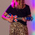 Lifestyle image of the Mad About Union Jack soprano ukulele being played. Lightweight beginner ukulele with carbon strings, geared tuning pegs and a compact 21-inch design, ideal for children, students and first-time players.