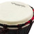 World Rhythm 6 Inch Djembe Drum -Wooden Mahogany African Hand Drum - Black
