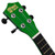 Mad About Natural Wood soprano ukulele headstock featuring four geared tuning pegs, durable nut and smooth fingerboard. Beginner-friendly ukulele designed for stable tuning and comfortable playing.