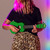 Lifestyle image of the Mad About Green soprano ukulele being played. Lightweight beginner ukulele with carbon strings, geared tuning pegs and a compact 21-inch design, ideal for children, students and first-time players.
