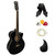 Tiger Black Electro Acoustic Guitar for Beginners with 6 Months FREE Lessons