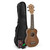 Tiger UKE12 Natural Beginner Soprano Ukulele with Bag and T-47 Chromatic Tuner