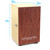World Rhythm Brown Cajon Box Drum with Adjustable Snare