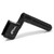 Black Tiger guitar string winder with ribbed handle and tuner key socket, angled side view.