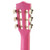 Tiger Left Handed 1/2 Size Pink Kids Classical Guitar Package