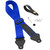 Tiger Ukulele Strap Pack Uke Strap, Neck Tie, Strap Button, Felt Picks - Blue