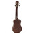 Soprano Ukulele - Dark Wood Natural Inc FREE Pick and Strings