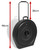 Tiger Cymbal ABS Hard Case with Wheels - Fits Up to 6, 21” Cymbals - 3.7kg