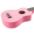 Soprano Ukulele for Beginners in Pink with Uke Bag & Tuner