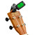 Tiger clip-on digital tuner attached to a ukulele headstock. Easy-to-read backlit display provides accurate tuning for ukulele practice, lessons and everyday playing.