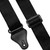 Tiger Black Guitar Strap with Acoustic, Classical Guitar Neck Tie & Picks