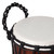 Djembe Drum 60cm Hand Carved Rope-Tuned 11” Synthetic Head World Rhythm