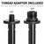 Professional Mic Boom Stand Tripod Base Adjustable Easy Clutch w/ Mic Clip – Tiger